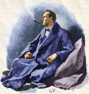 Sherlock Holmes by Sydney Paget, 1891